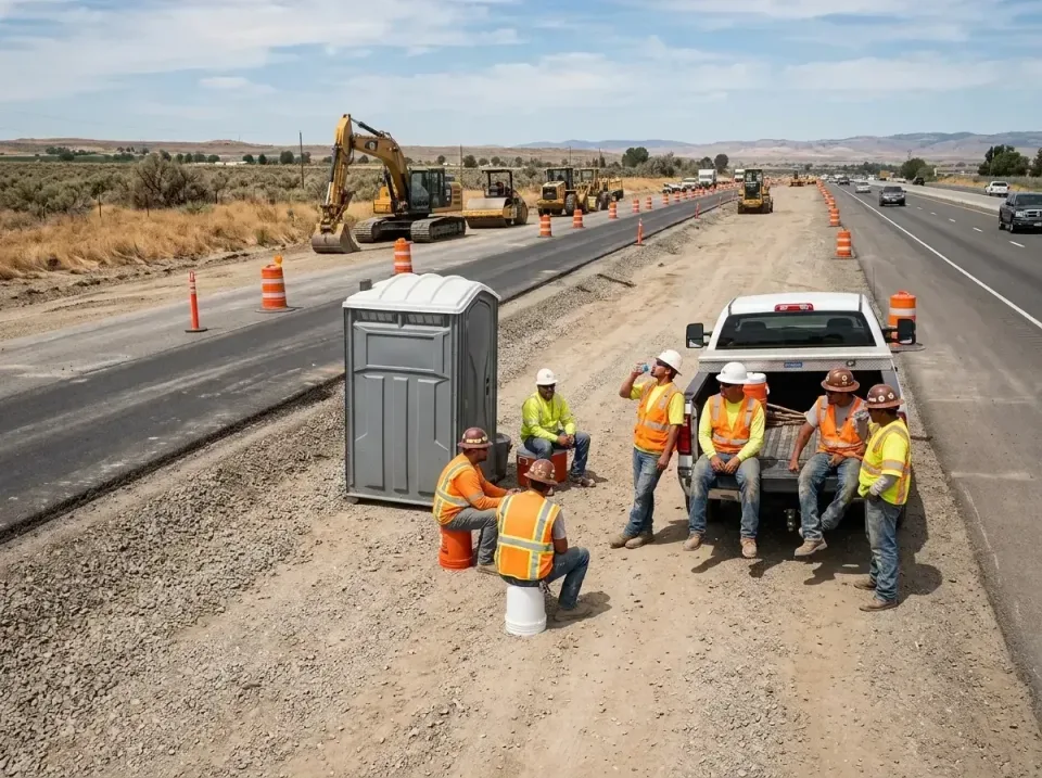 highway-road-construction-crew-007 — frequently asked questions, Porta Potty and Restroom Rentals in Brewster, OH